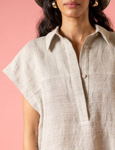 BLAIR - luxe linen shirt