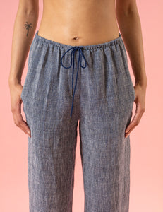 PEARL - luxe linen drawstring trouser