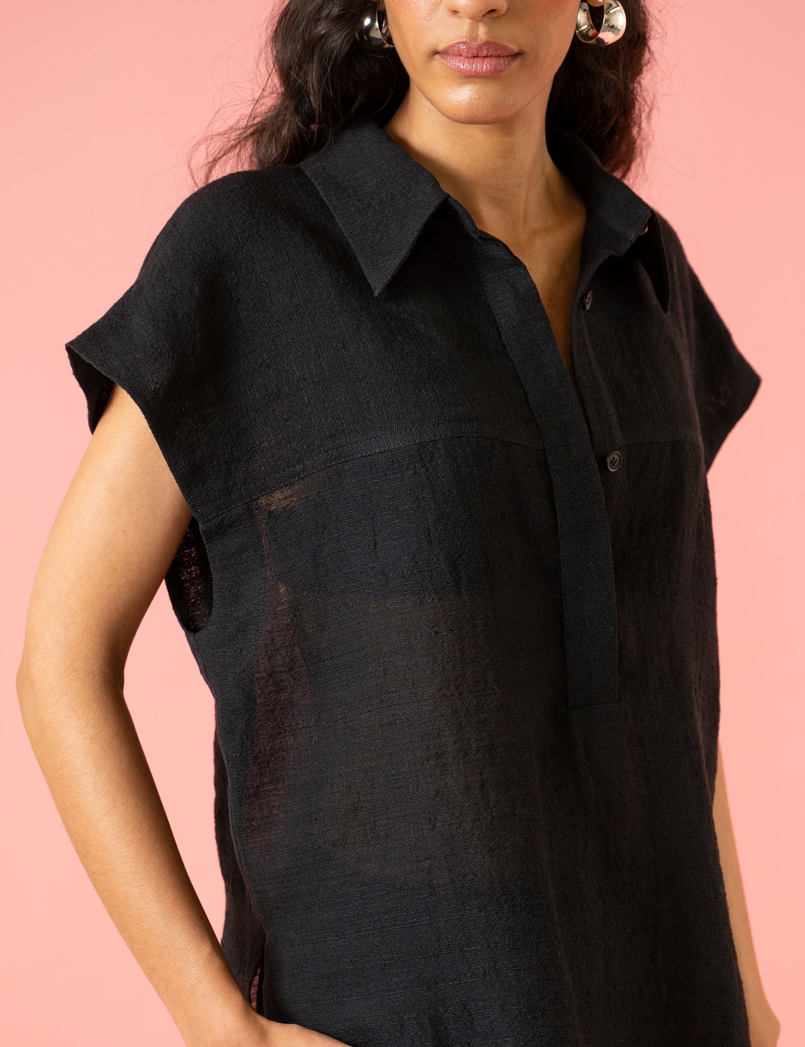 BLAIR - luxe linen shirt