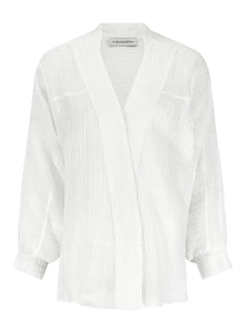 MARGOT - crinkle linen sports shirt