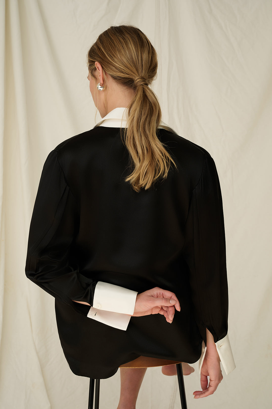 NAOMI - colour block shirt