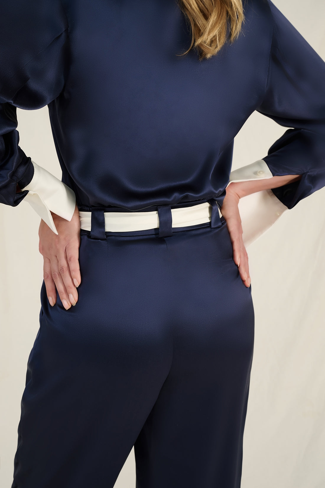 NAOMI - colour block shirt