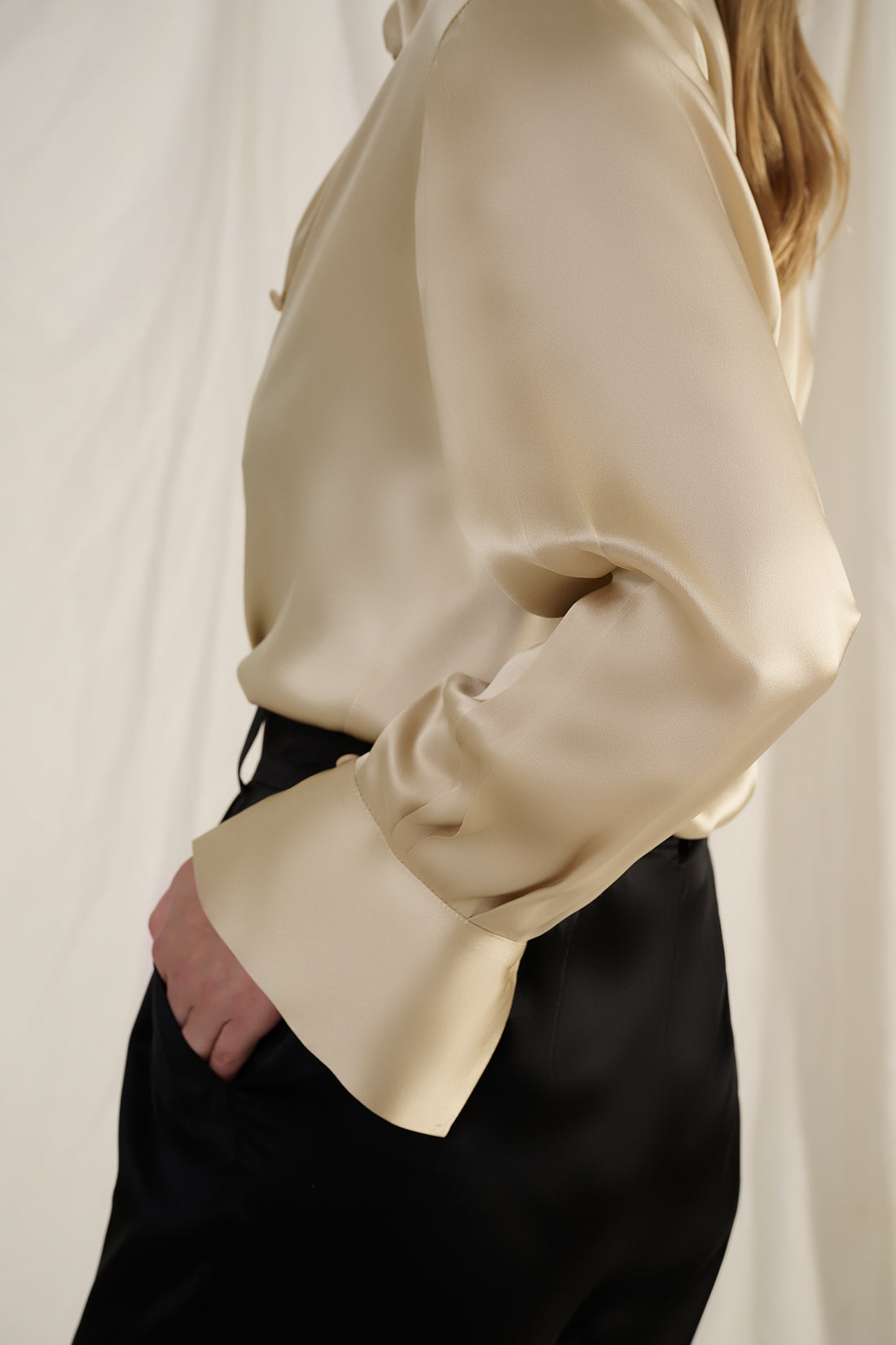 NAOMI - colour block shirt