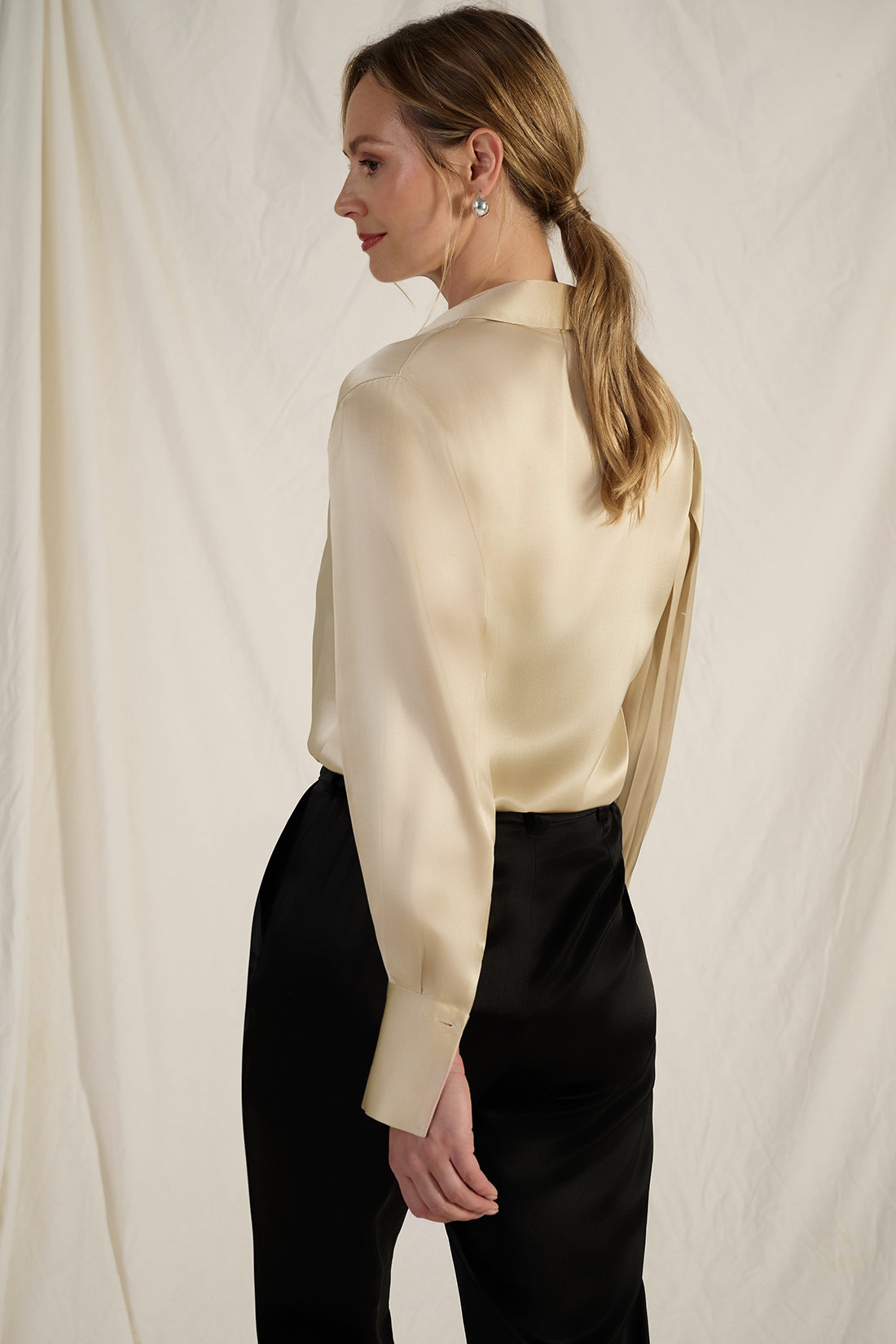 NAOMI - colour block shirt