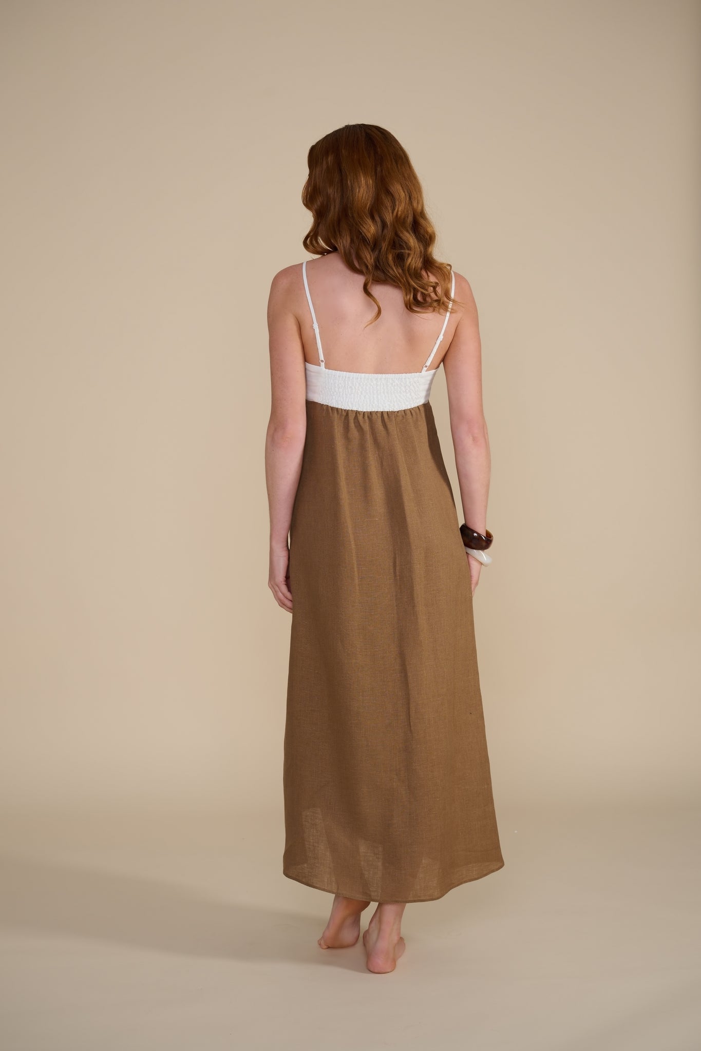OLIVIA - luxe linen maxi dress