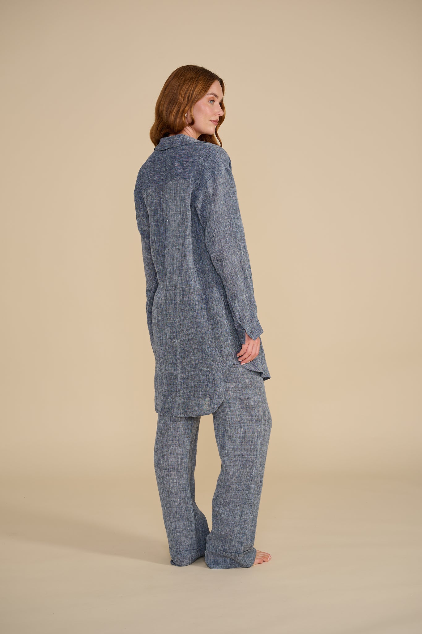 PEARL - luxe linen drawstring trouser