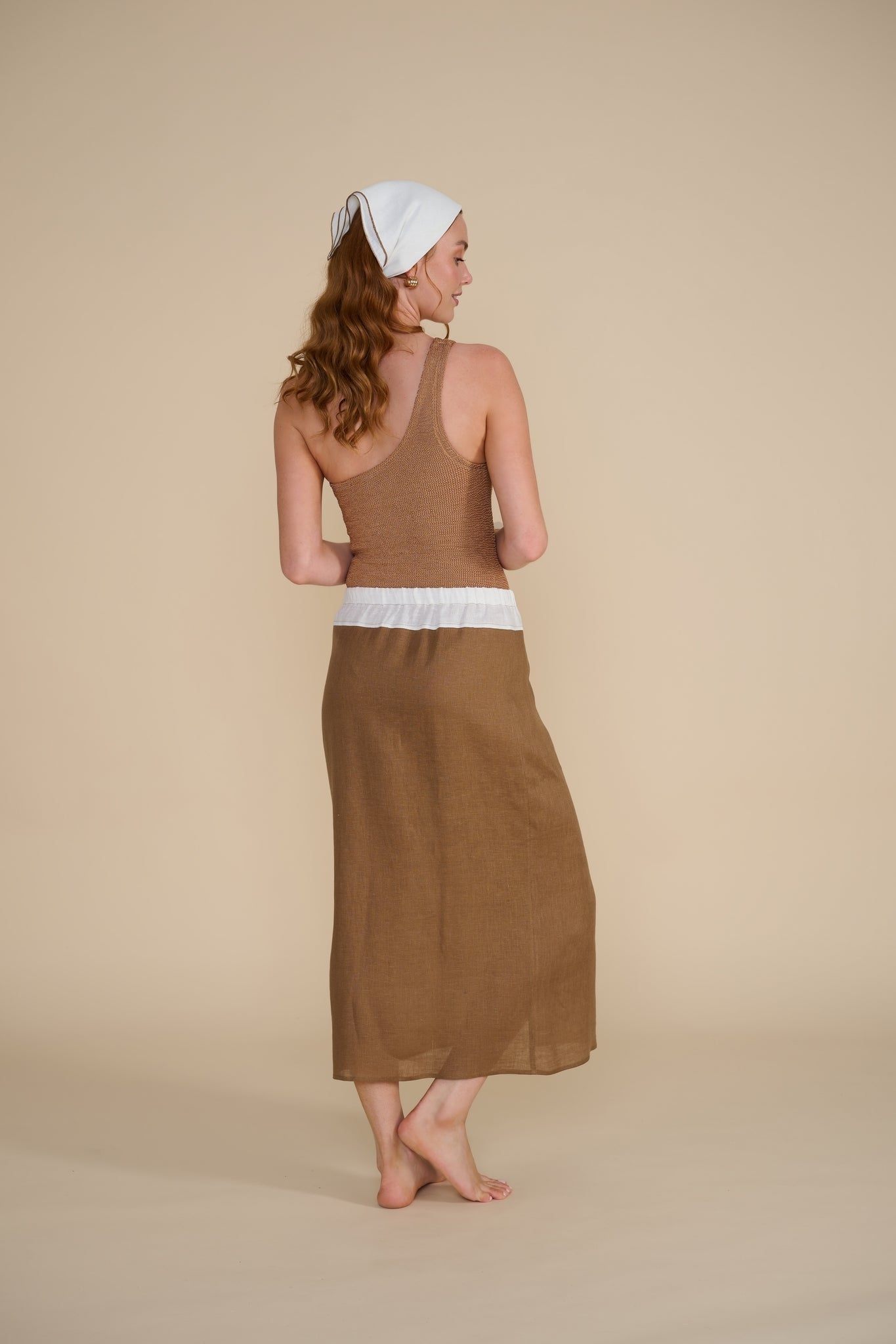STELLA - luxe linen skirt