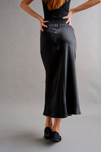 ELLA - silk drawstring skirt