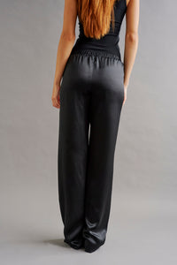 GRACE - silk drawstring trouser