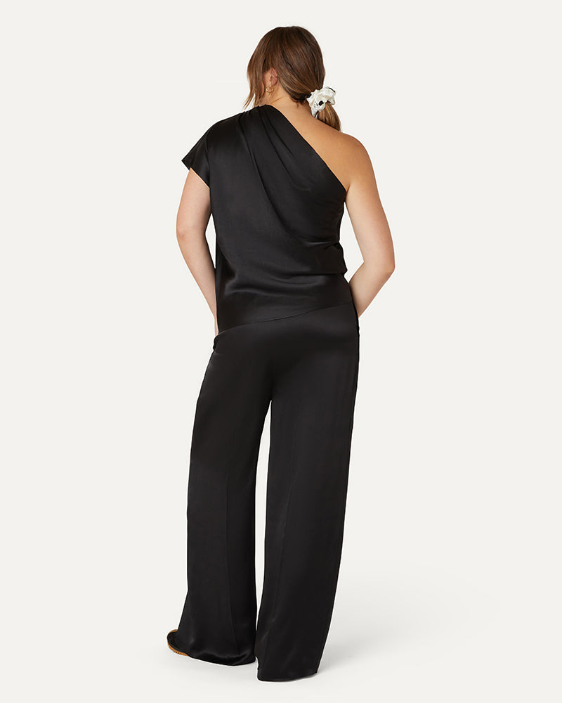 LEXI - sports luxe silk trousers