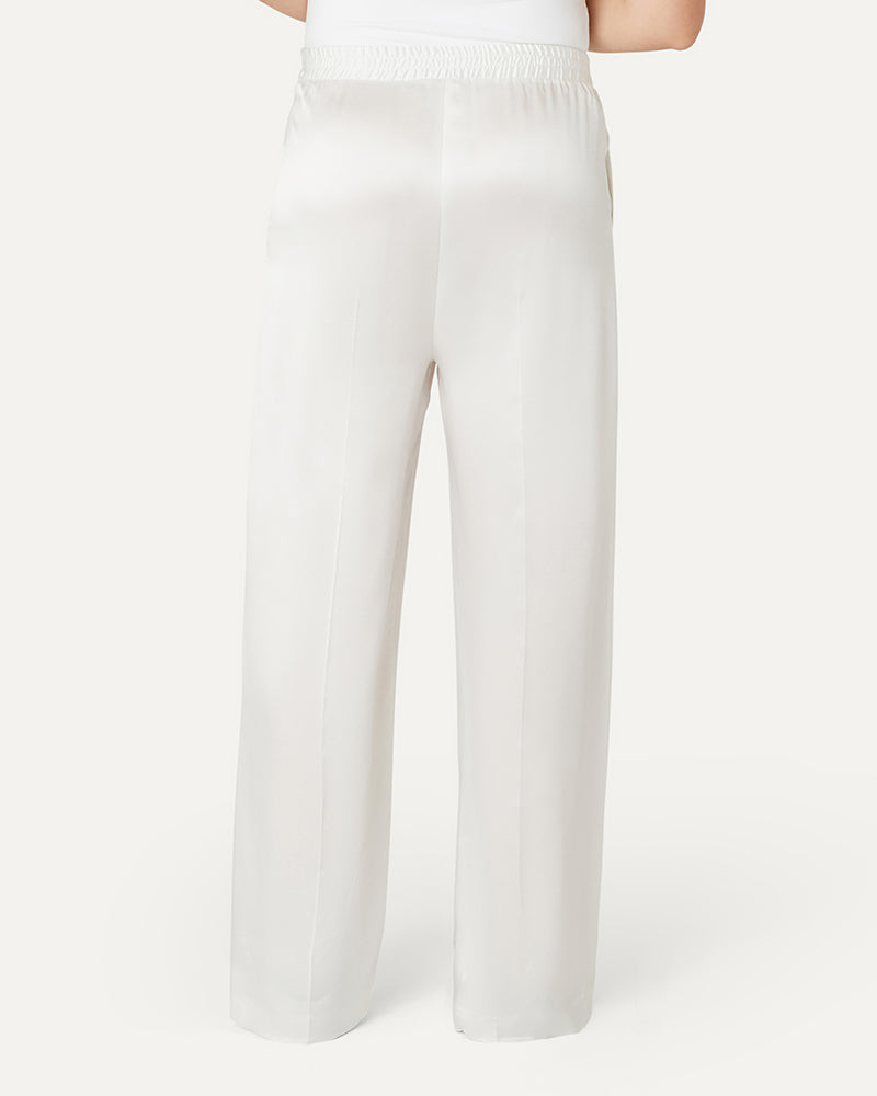 LEXI - sports luxe silk trousers