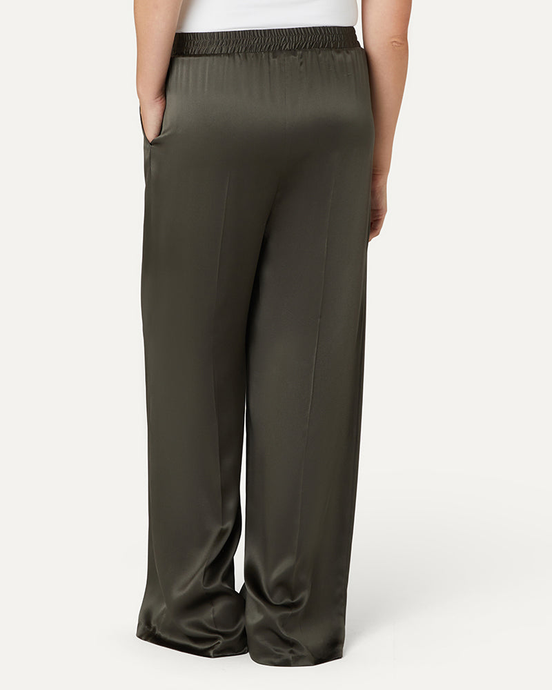 LEXI - Sports Luxe Silk Trousers