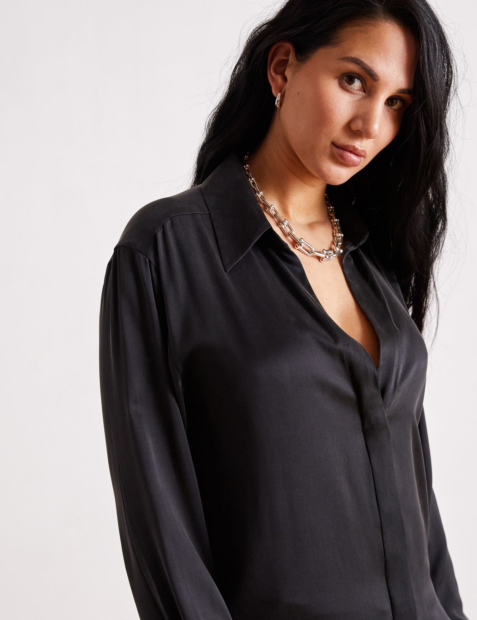 AVA - Sandwashed Silk Shirt