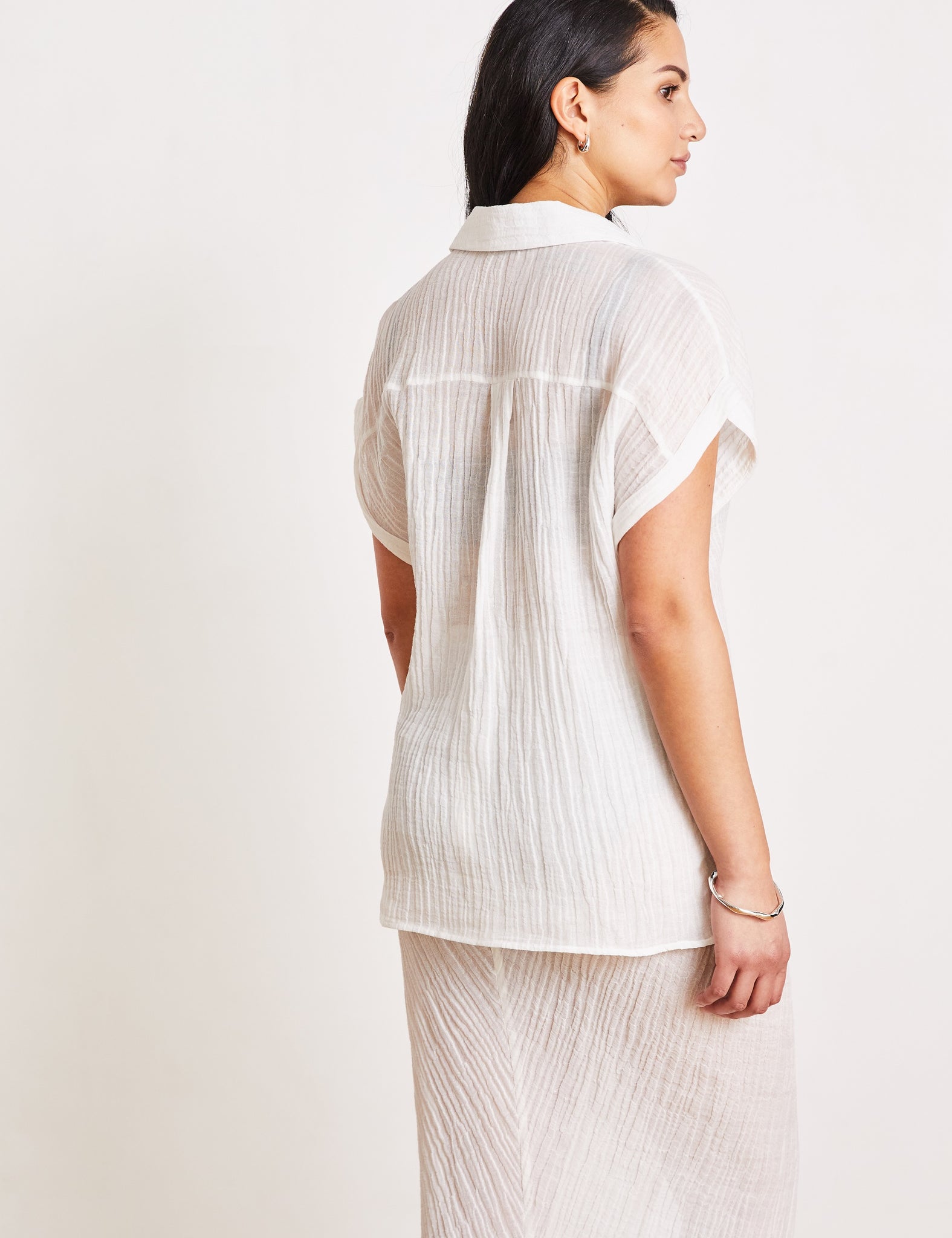 IZZY - Crinkle Linen Shirt