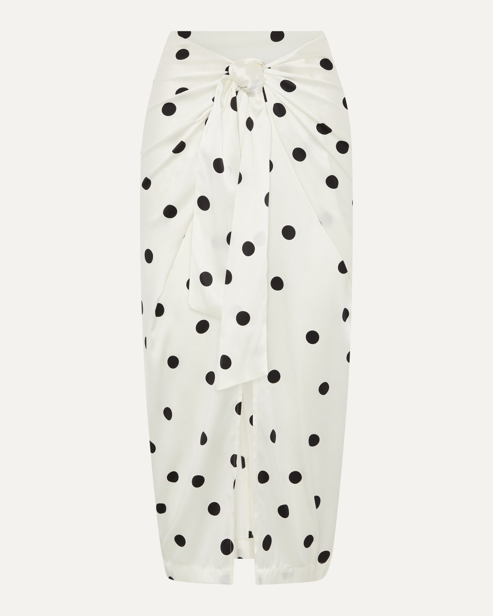 NOA - polka dot silk skirt